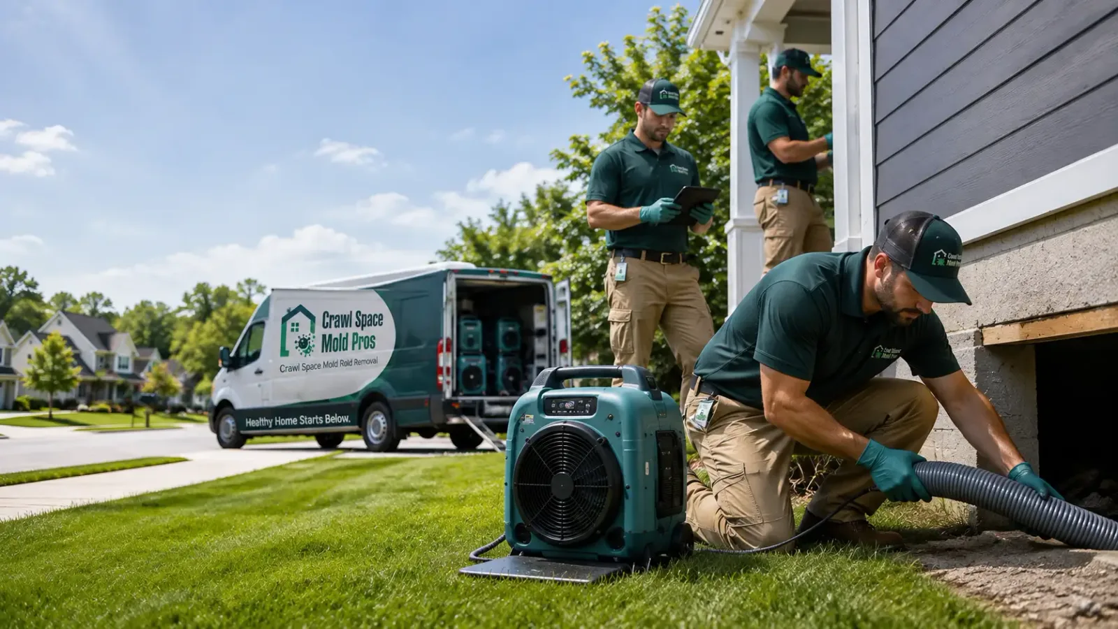 Crawl Space Mold Removal in Hudson, WI